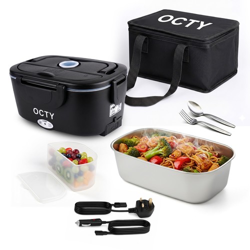 Electric lunch box food heater - box,