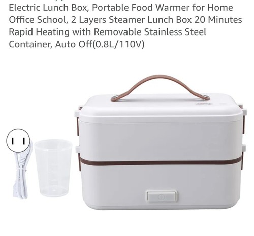 Portable electric lunch box - portable,