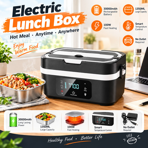30000mah electric lunch box - lunch,