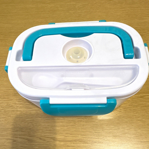 White blue electric lunch box - electric,