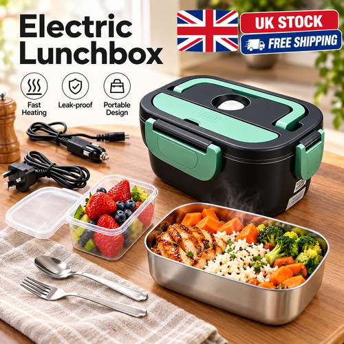 Electric heated lunch box - electric,