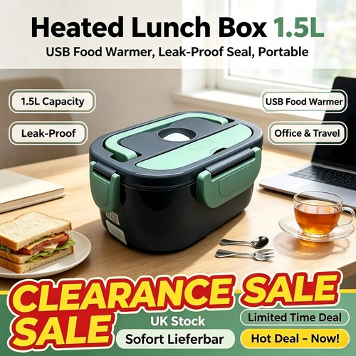 Heated lunch box usb - 1.5l,