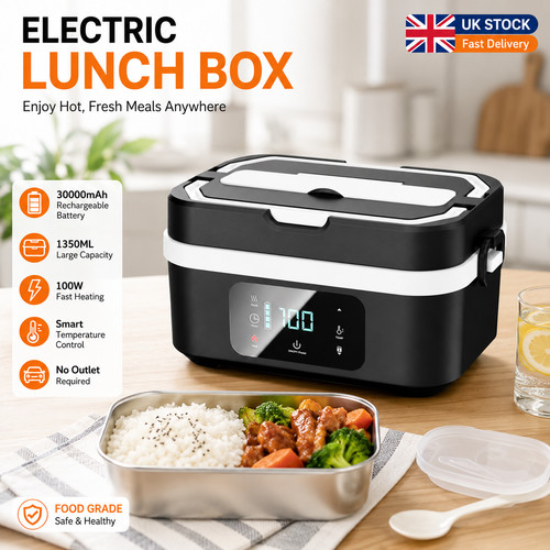 Electric lunch box food warmer - lunch,