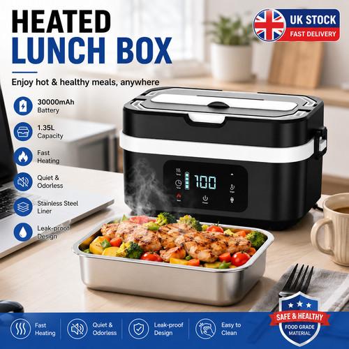 Heated lunch box 30000mah - lunch,