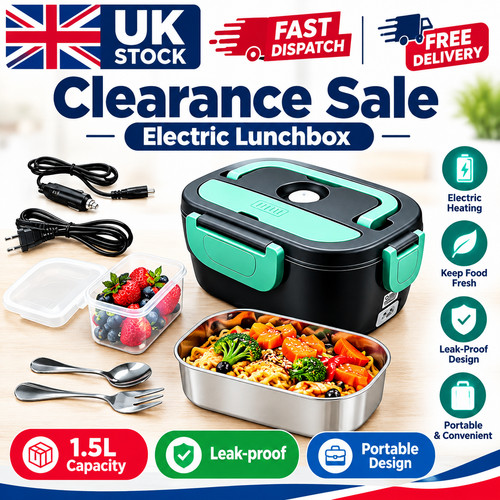 Electric heated lunch - electric, 1.5l