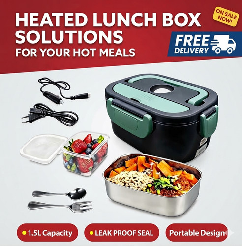 Electric heated lunch box - `electric,